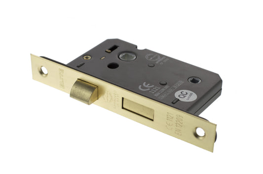 Atlantic - Bathroom Lock - 3" Satin Brass