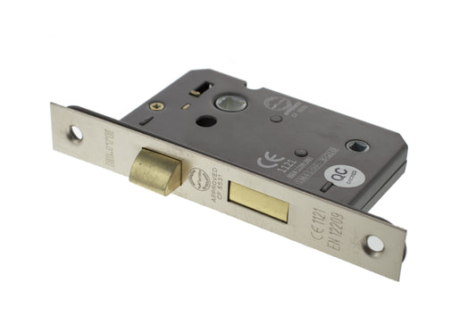 Atlantic - Bathroom Lock - 3" Satin Nickel