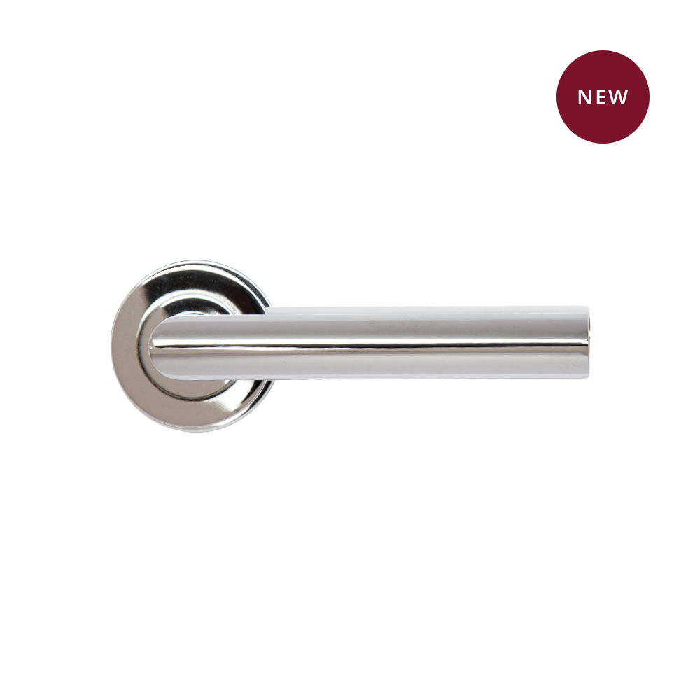 Ares Handle – Round Rose Polished Chrome Finish