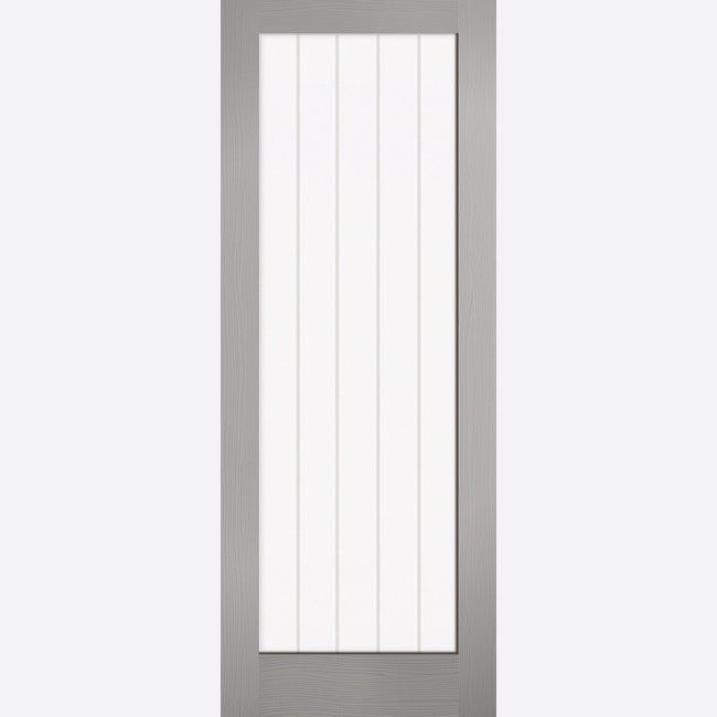 GREY MOULDED TEXTURED VERTICAL GLAZED 1L