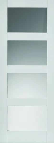 Cayman White Glazed Internal Door