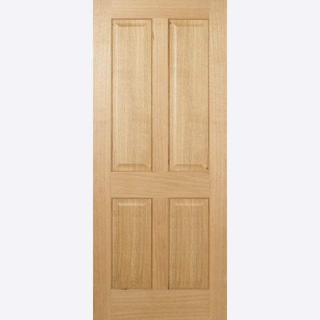 Regency 4 Panel Pre-finished Oak (FD30)