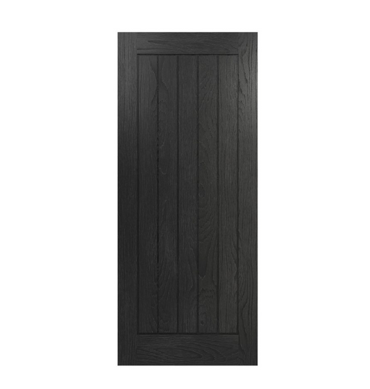 Ely Brushed Black Oak Doors