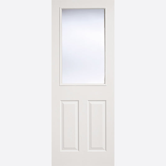 WHITE MOULDED GLAZED 2P-1L Doors