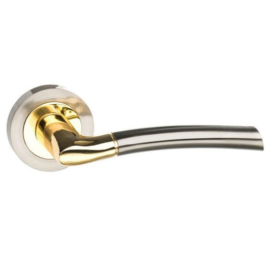 Indiana - Satin Nickel/Polished Brass