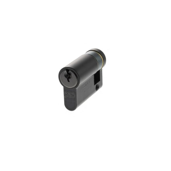 Euro Profile 5 Pin Single Cylinder - Matt Black