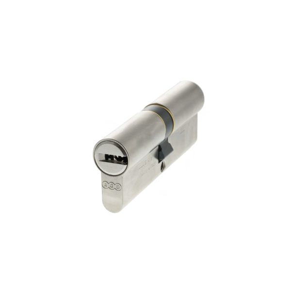 Euro Profile 15 Pin Double Cylinder - Satin Chrome